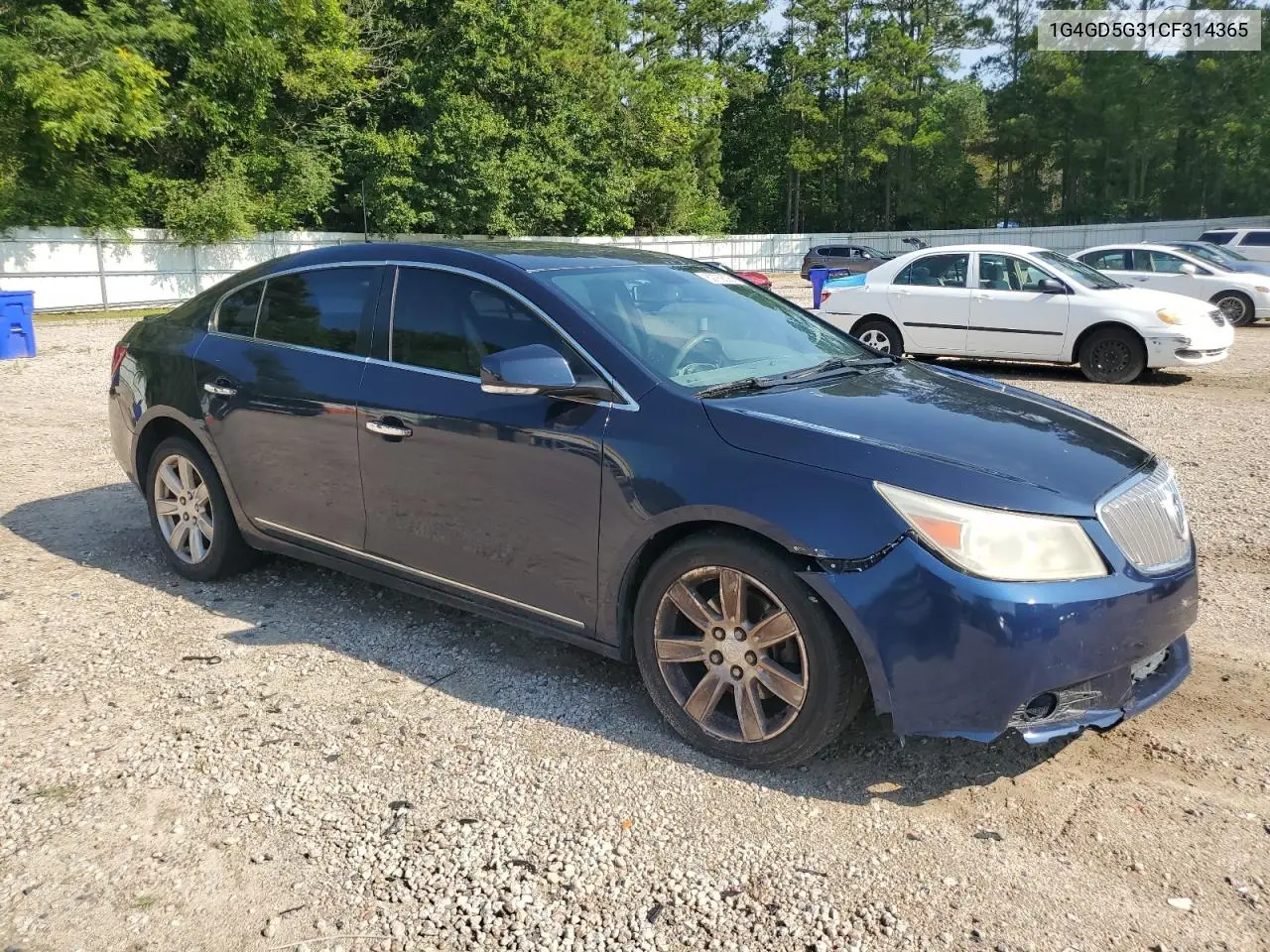 2012 Buick Lacrosse Premium VIN: 1G4GD5G31CF314365 Lot: 62789505