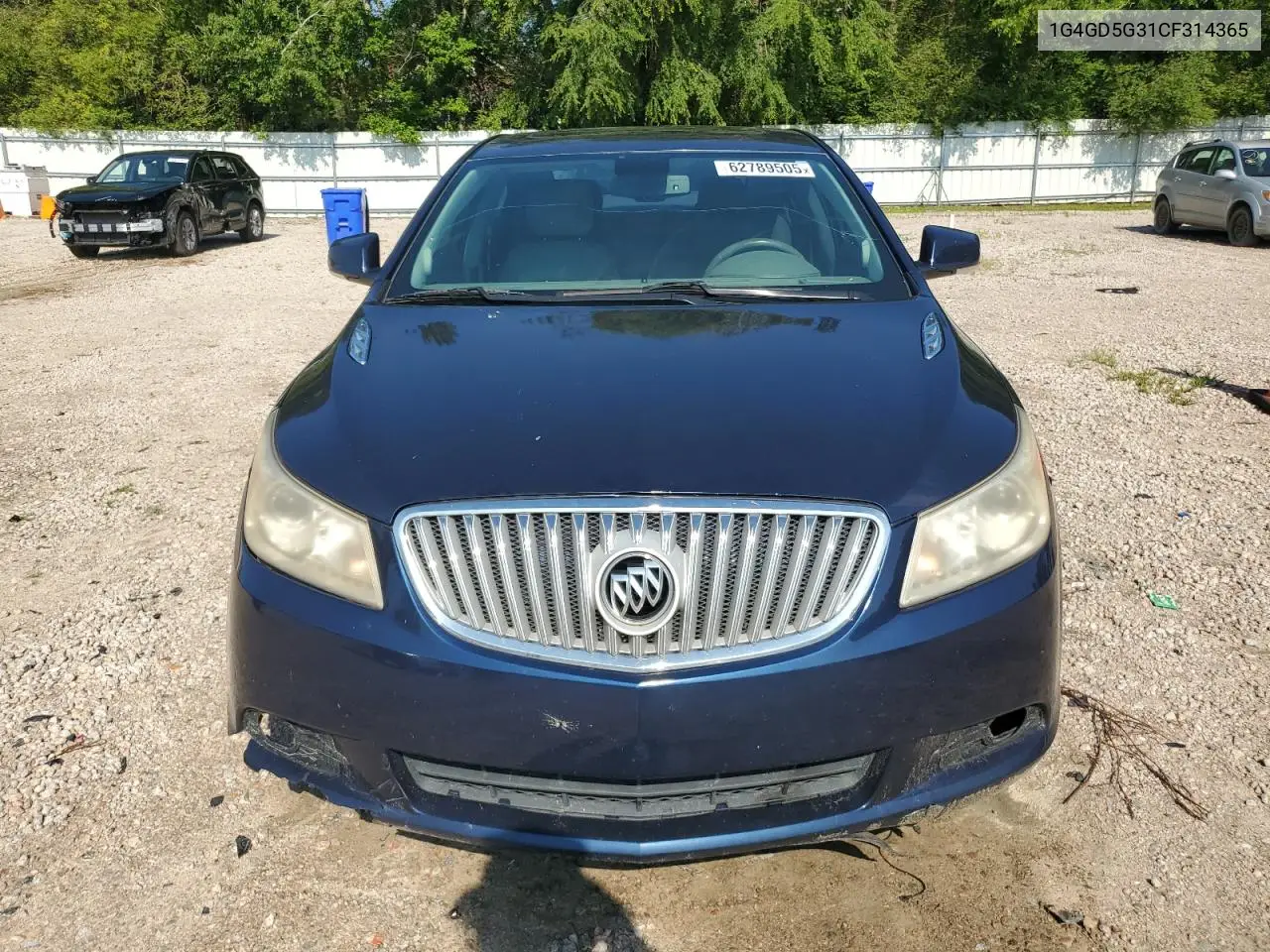 2012 Buick Lacrosse Premium VIN: 1G4GD5G31CF314365 Lot: 62789505