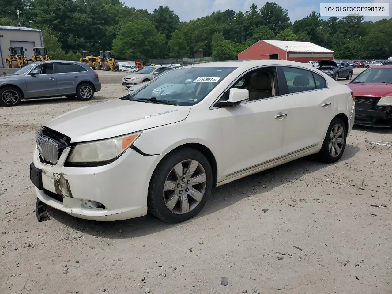 2012 Buick Lacrosse VIN: 1G4GL5E36CF290876 Lot: 62939915