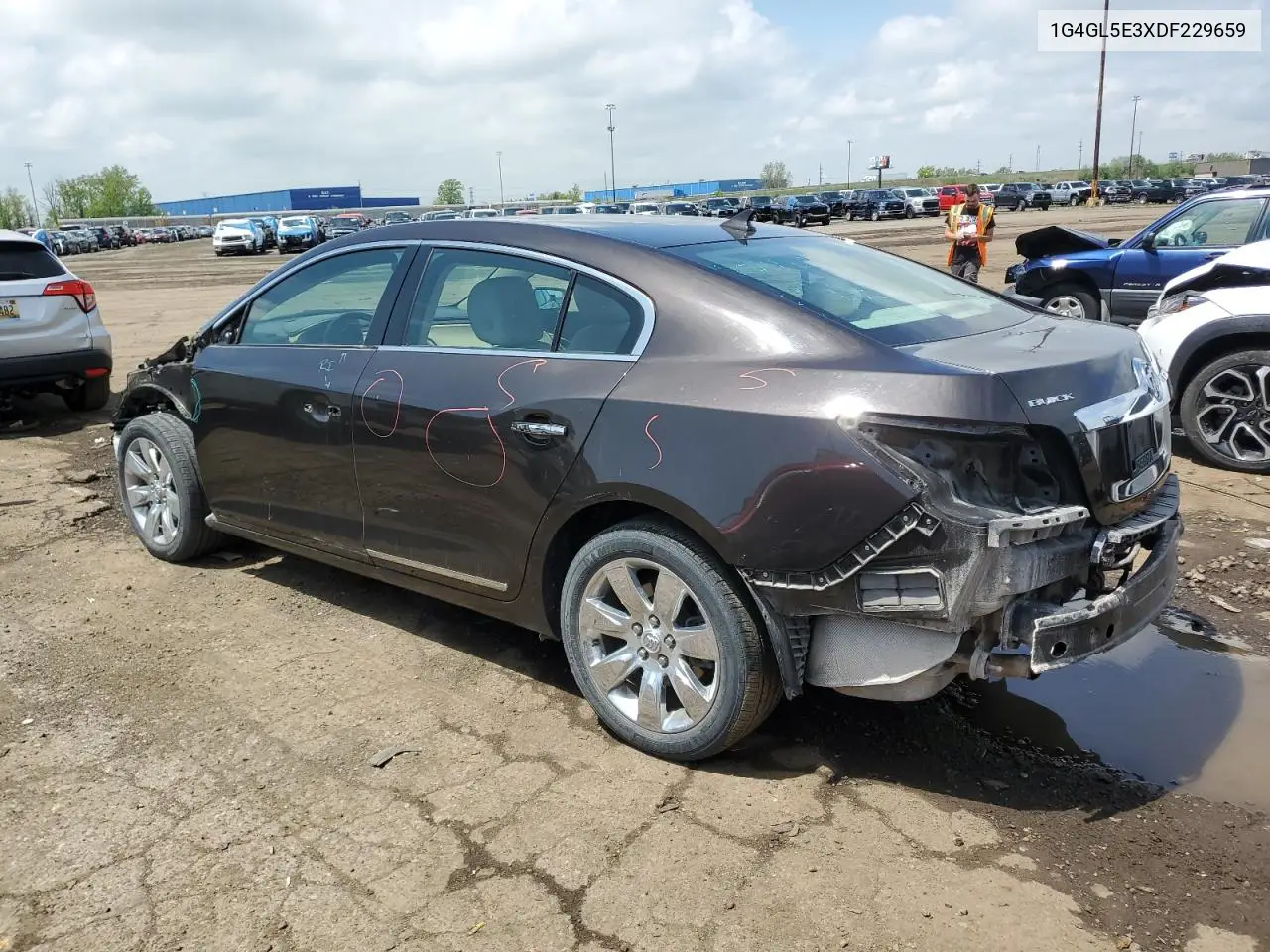 2013 Buick Lacrosse VIN: 1G4GL5E3XDF229659 Lot: 57104235