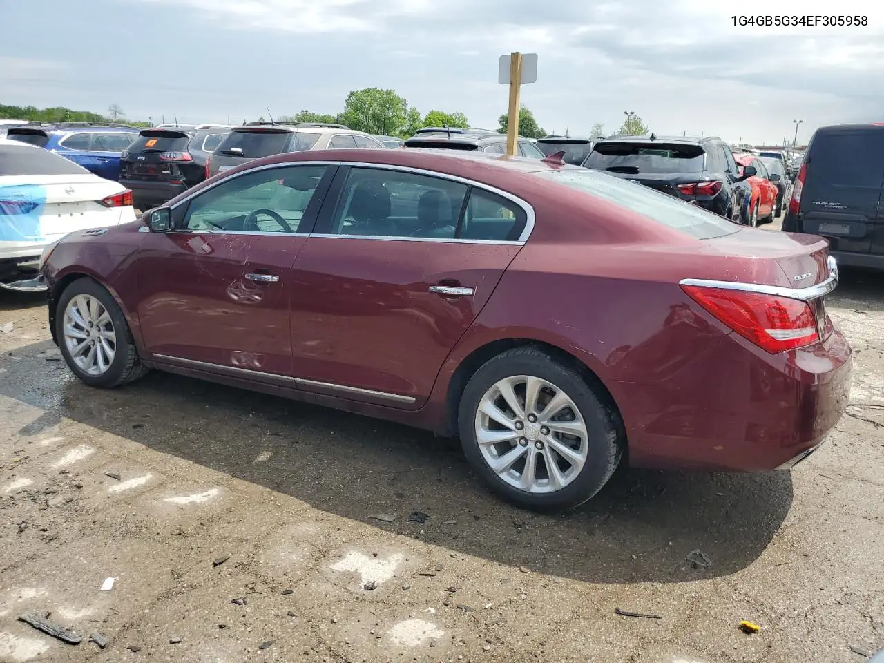 2014 Buick Lacrosse VIN: 1G4GB5G34EF305958 Lot: 56240725