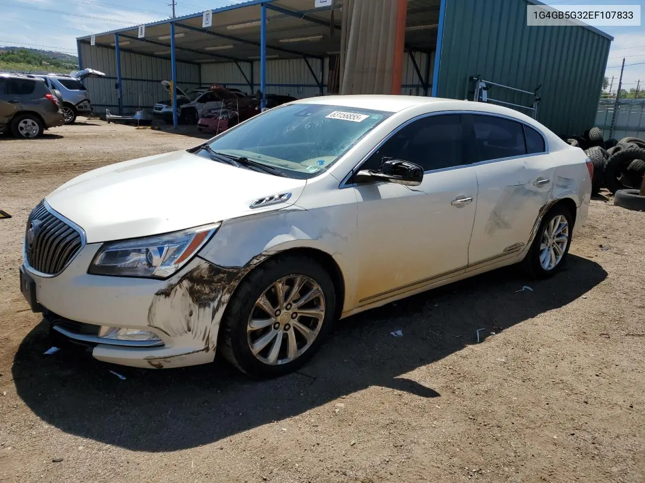 2014 Buick Lacrosse VIN: 1G4GB5G32EF107833 Lot: 63156855