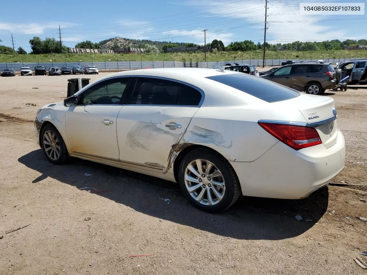 2014 Buick Lacrosse VIN: 1G4GB5G32EF107833 Lot: 63156855