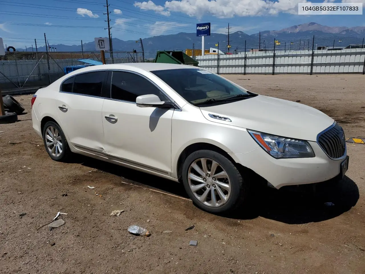 2014 Buick Lacrosse VIN: 1G4GB5G32EF107833 Lot: 63156855