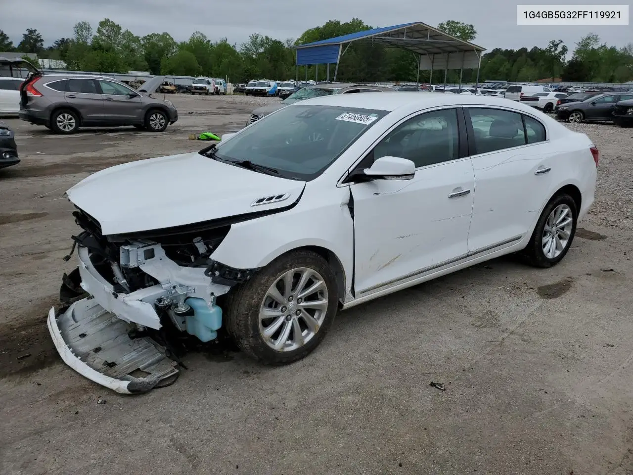 2015 Buick Lacrosse VIN: 1G4GB5G32FF119921 Lot: 51456605