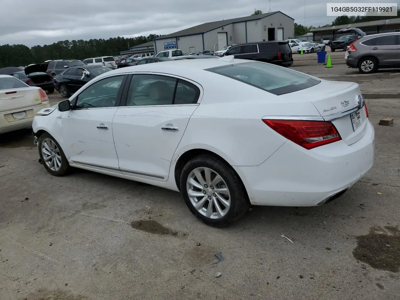 2015 Buick Lacrosse VIN: 1G4GB5G32FF119921 Lot: 51456605