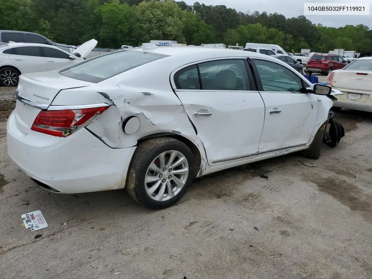 2015 Buick Lacrosse VIN: 1G4GB5G32FF119921 Lot: 51456605