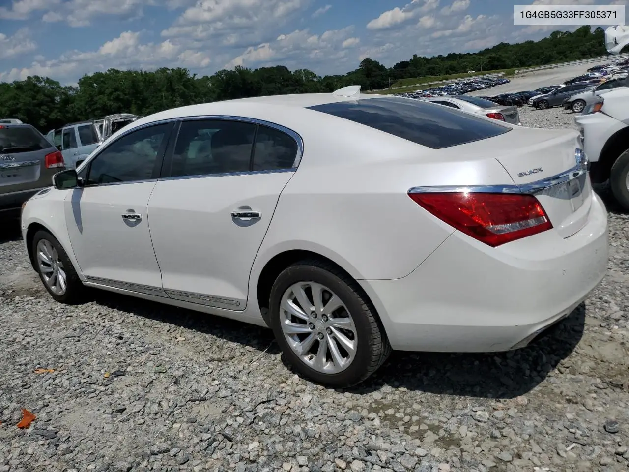 2015 Buick Lacrosse VIN: 1G4GB5G33FF305371 Lot: 56855675