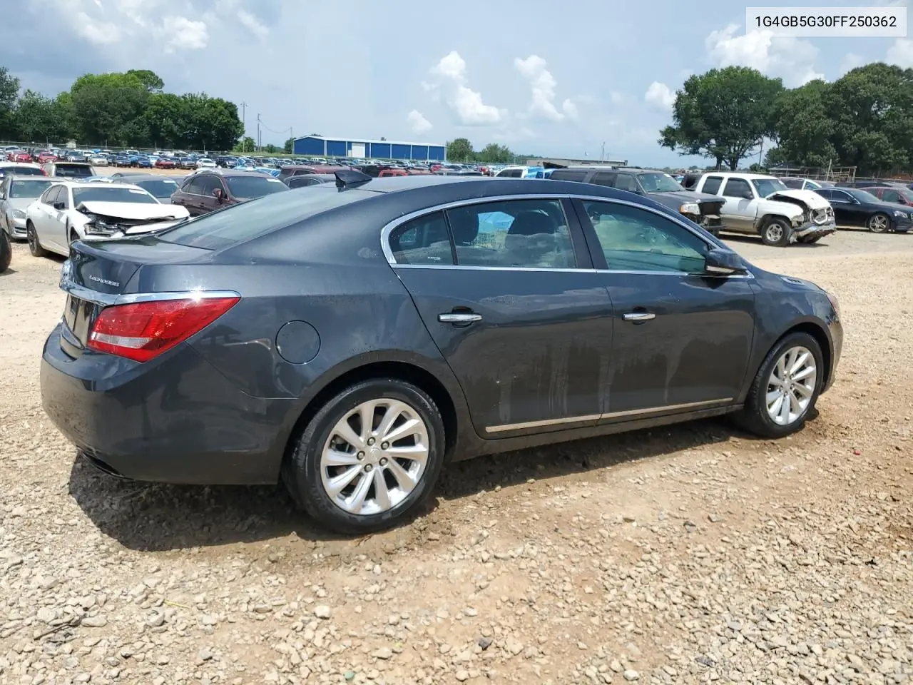 2015 Buick Lacrosse VIN: 1G4GB5G30FF250362 Lot: 62483755