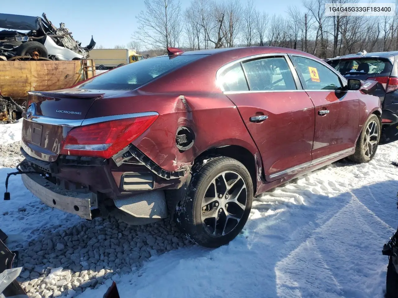 2016 Buick Lacrosse Sport Touring VIN: 1G4G45G33GF183400 Lot: 41443495
