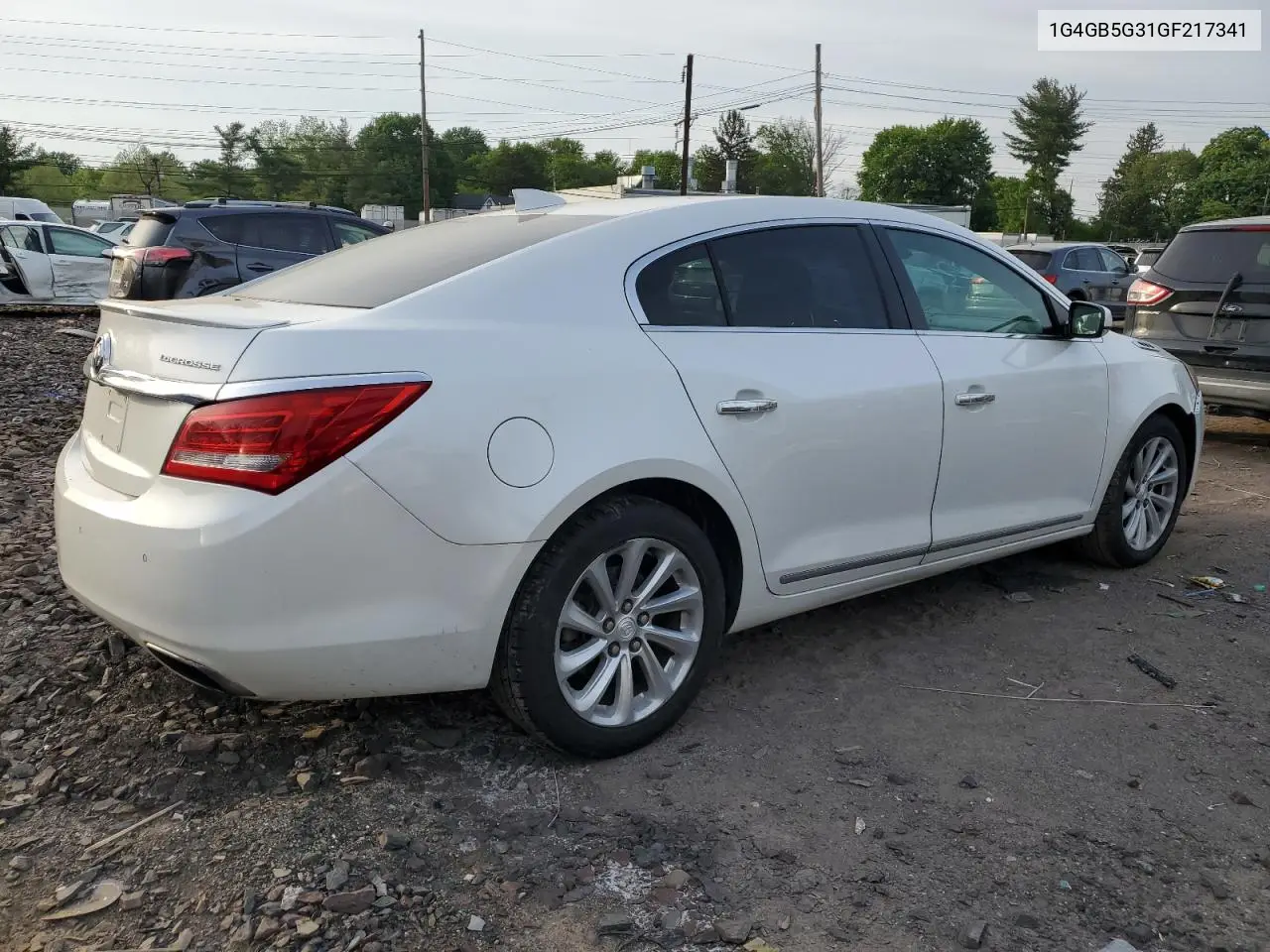2016 Buick Lacrosse VIN: 1G4GB5G31GF217341 Lot: 56365935