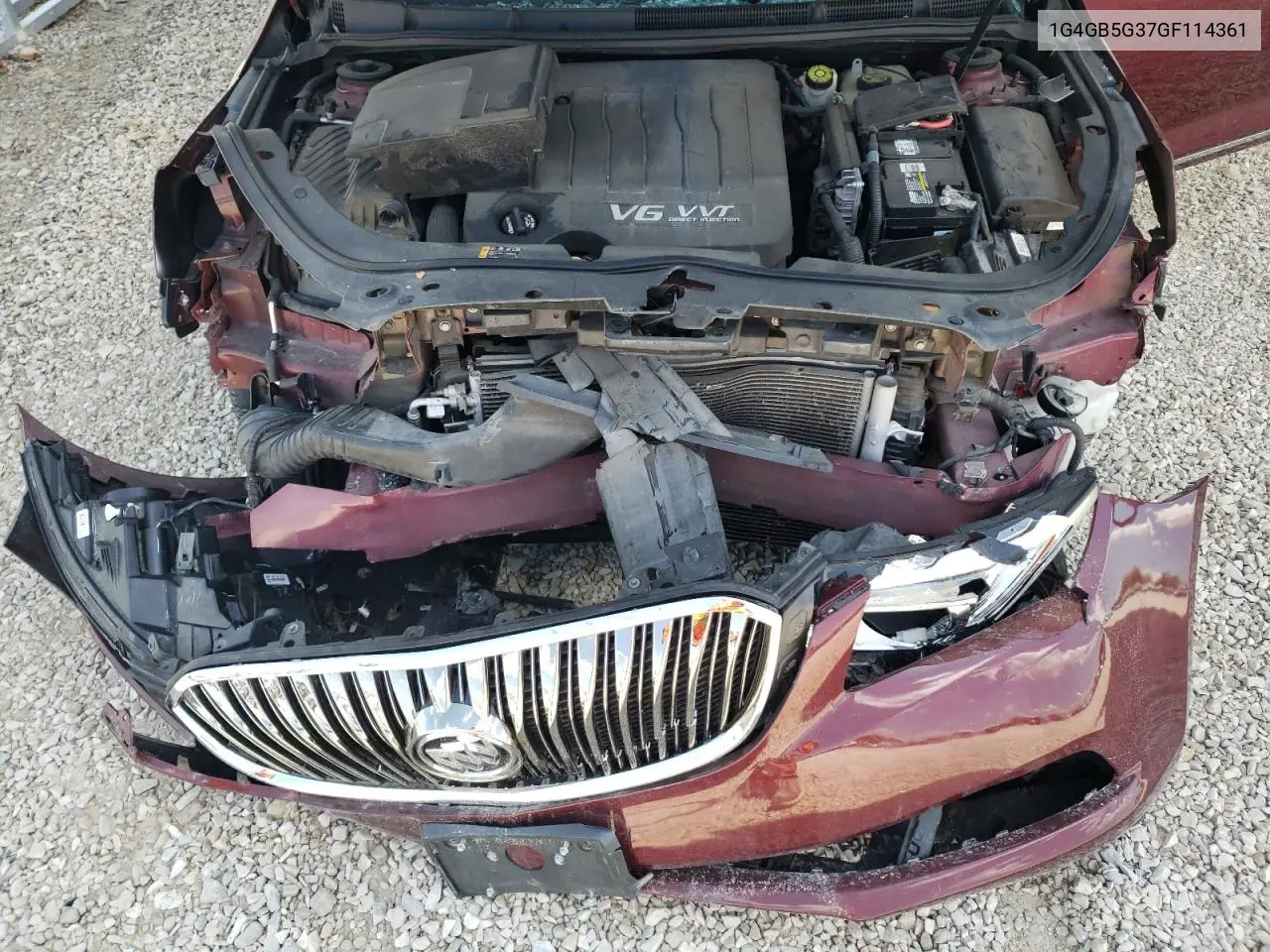 2016 Buick Lacrosse VIN: 1G4GB5G37GF114361 Lot: 56867085