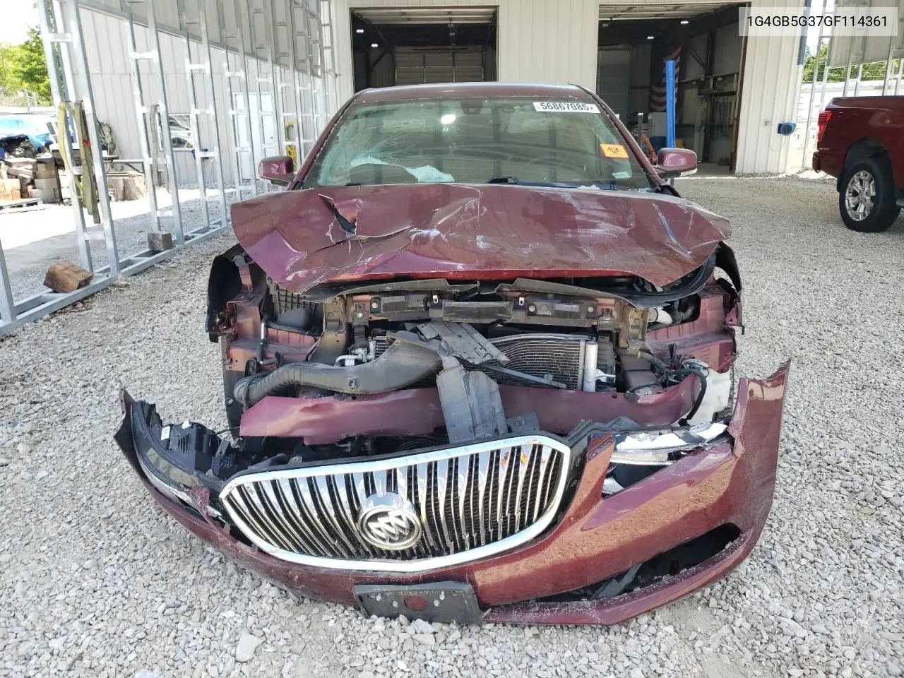 2016 Buick Lacrosse VIN: 1G4GB5G37GF114361 Lot: 56867085