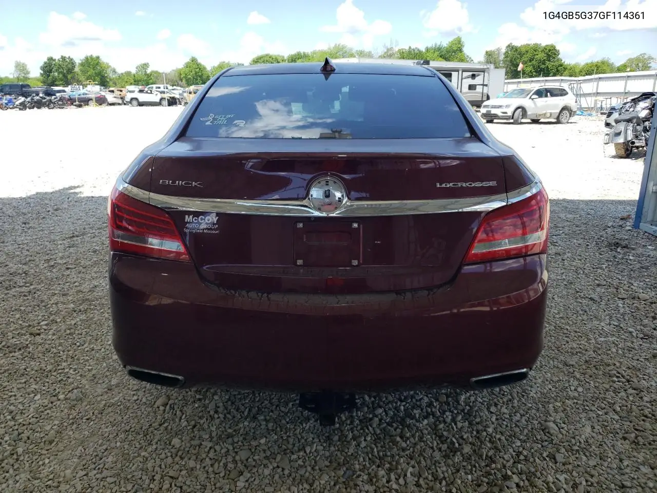 2016 Buick Lacrosse VIN: 1G4GB5G37GF114361 Lot: 56867085