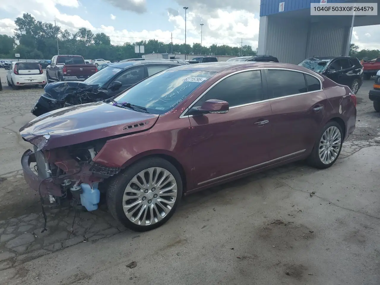 2016 Buick Lacrosse Premium VIN: 1G4GF5G3XGF264579 Lot: 62715795
