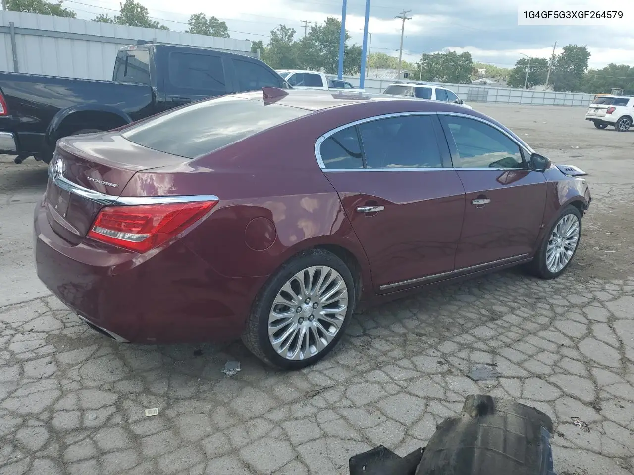 2016 Buick Lacrosse Premium VIN: 1G4GF5G3XGF264579 Lot: 62715795