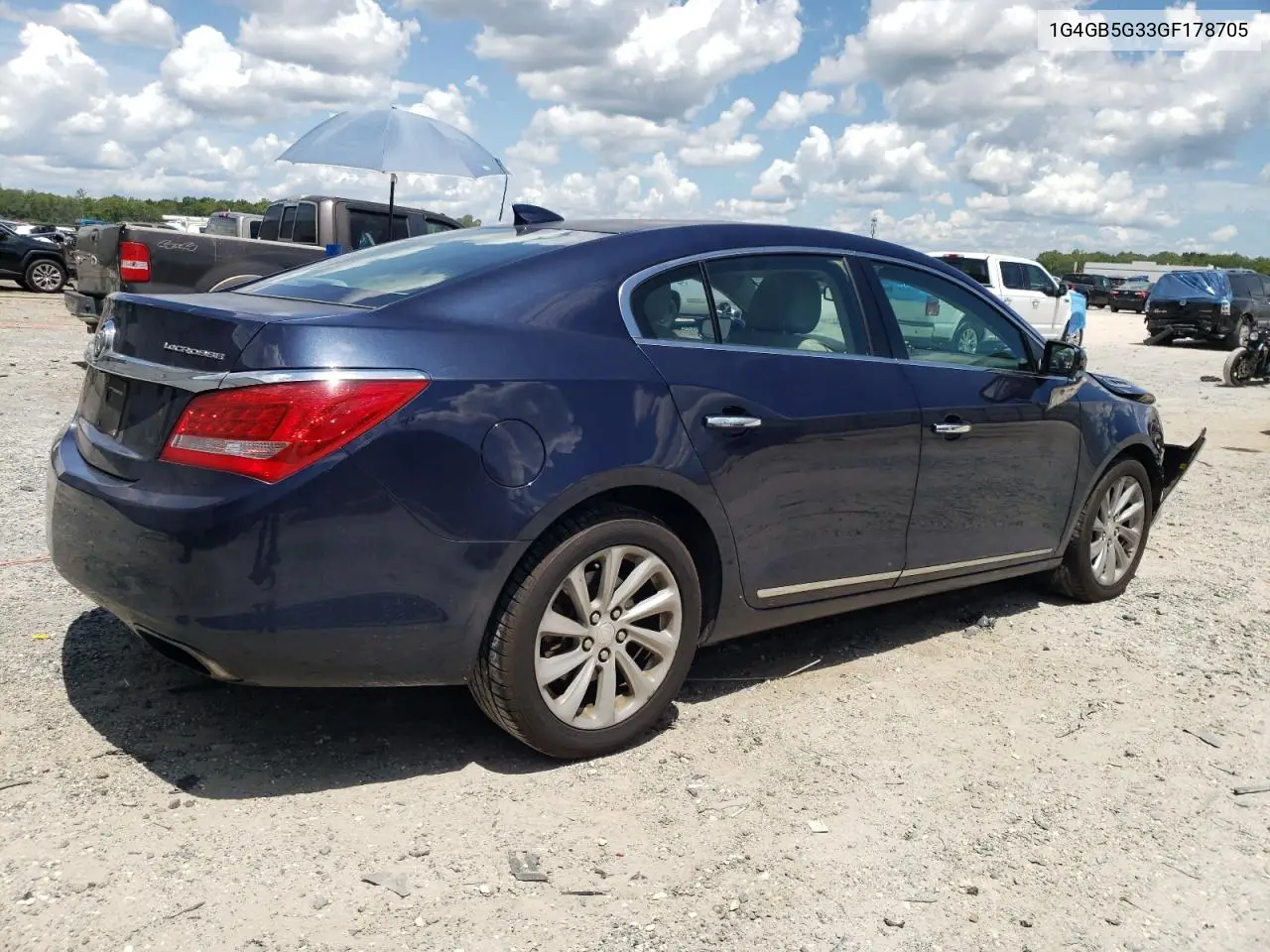 2016 Buick Lacrosse VIN: 1G4GB5G33GF178705 Lot: 62907535