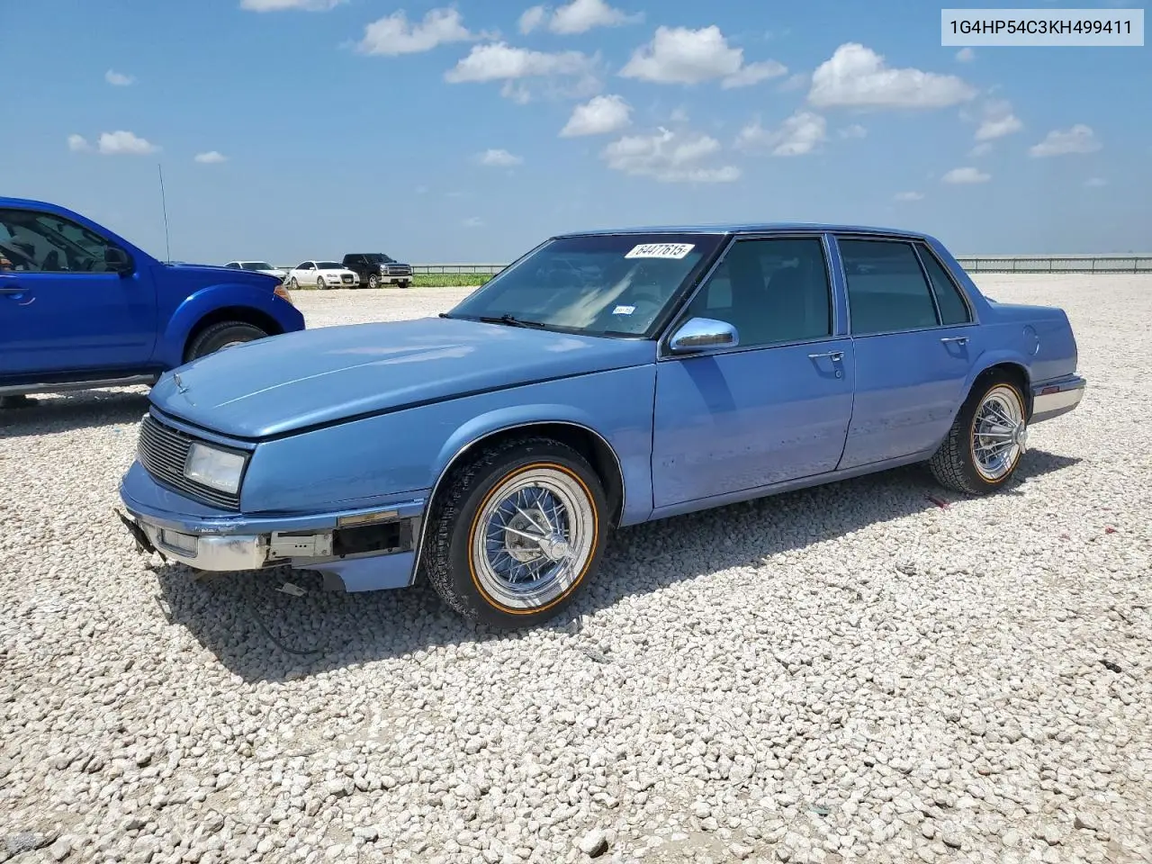 1989 Buick Lesabre Custom VIN: 1G4HP54C3KH499411 Lot: 64477615