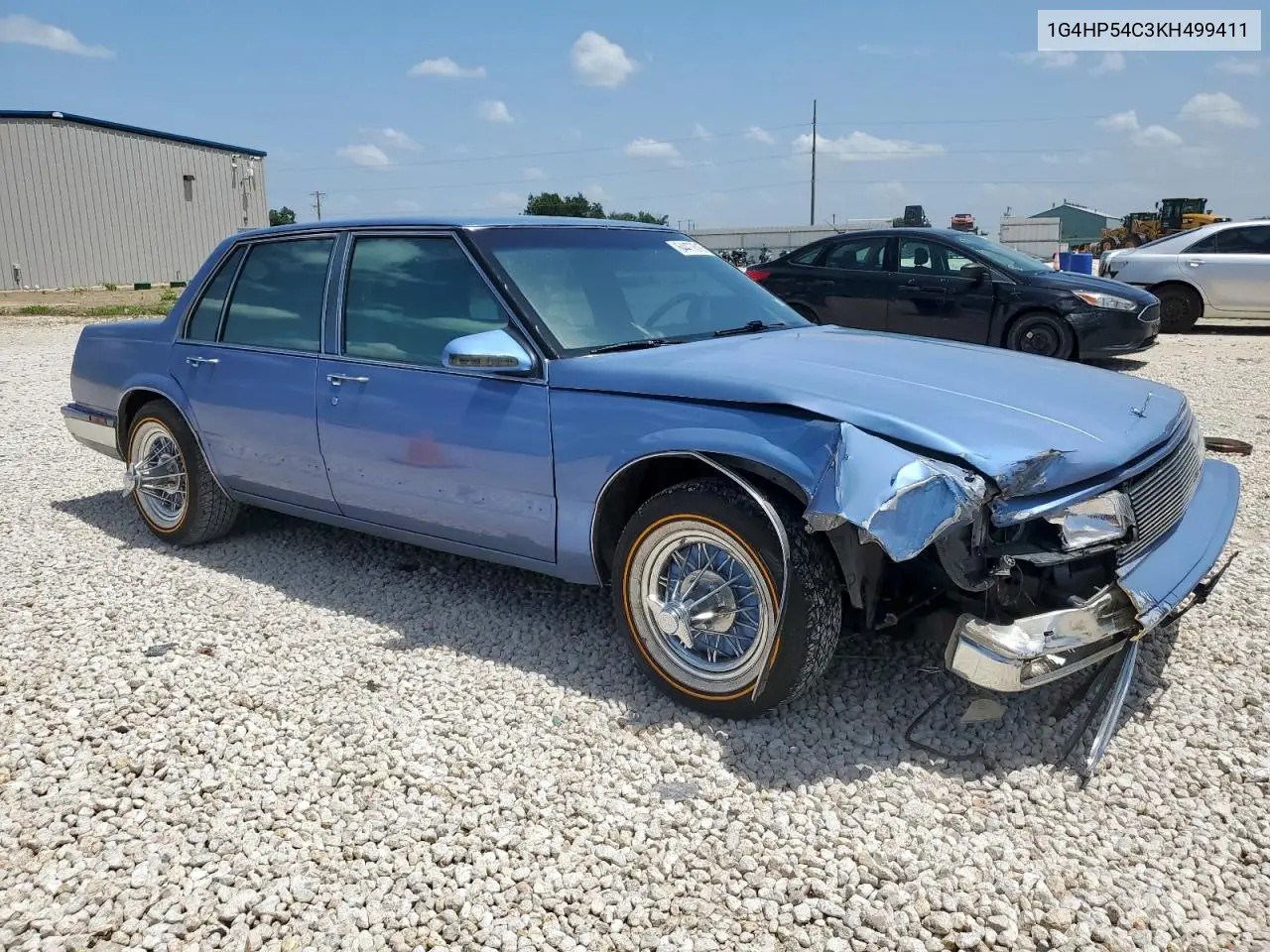 1989 Buick Lesabre Custom VIN: 1G4HP54C3KH499411 Lot: 64477615