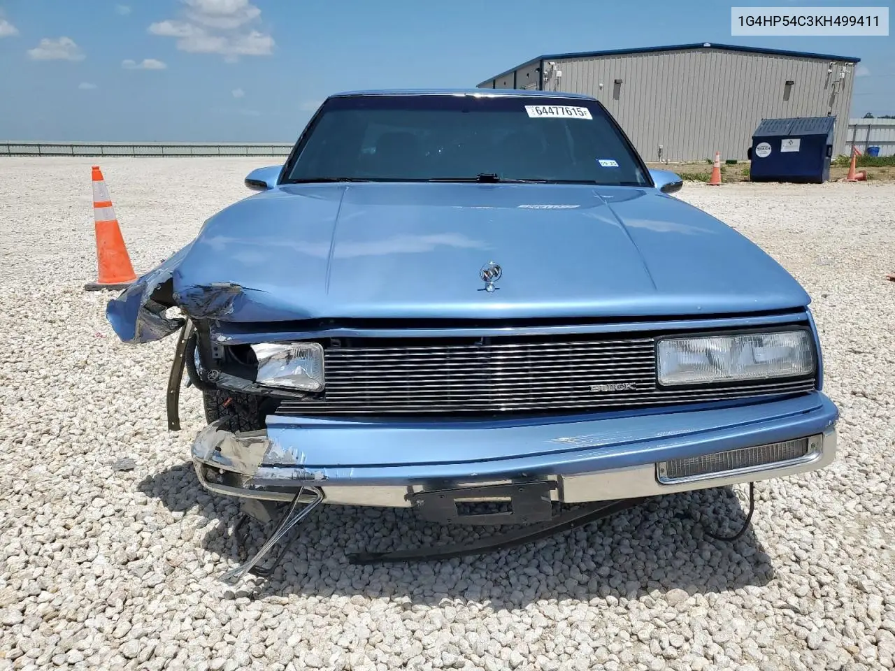 1989 Buick Lesabre Custom VIN: 1G4HP54C3KH499411 Lot: 64477615