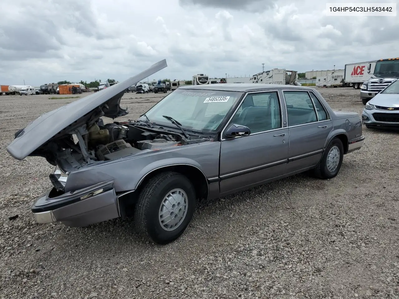 1990 Buick Lesabre Custom VIN: 1G4HP54C3LH543442 Lot: 54852335
