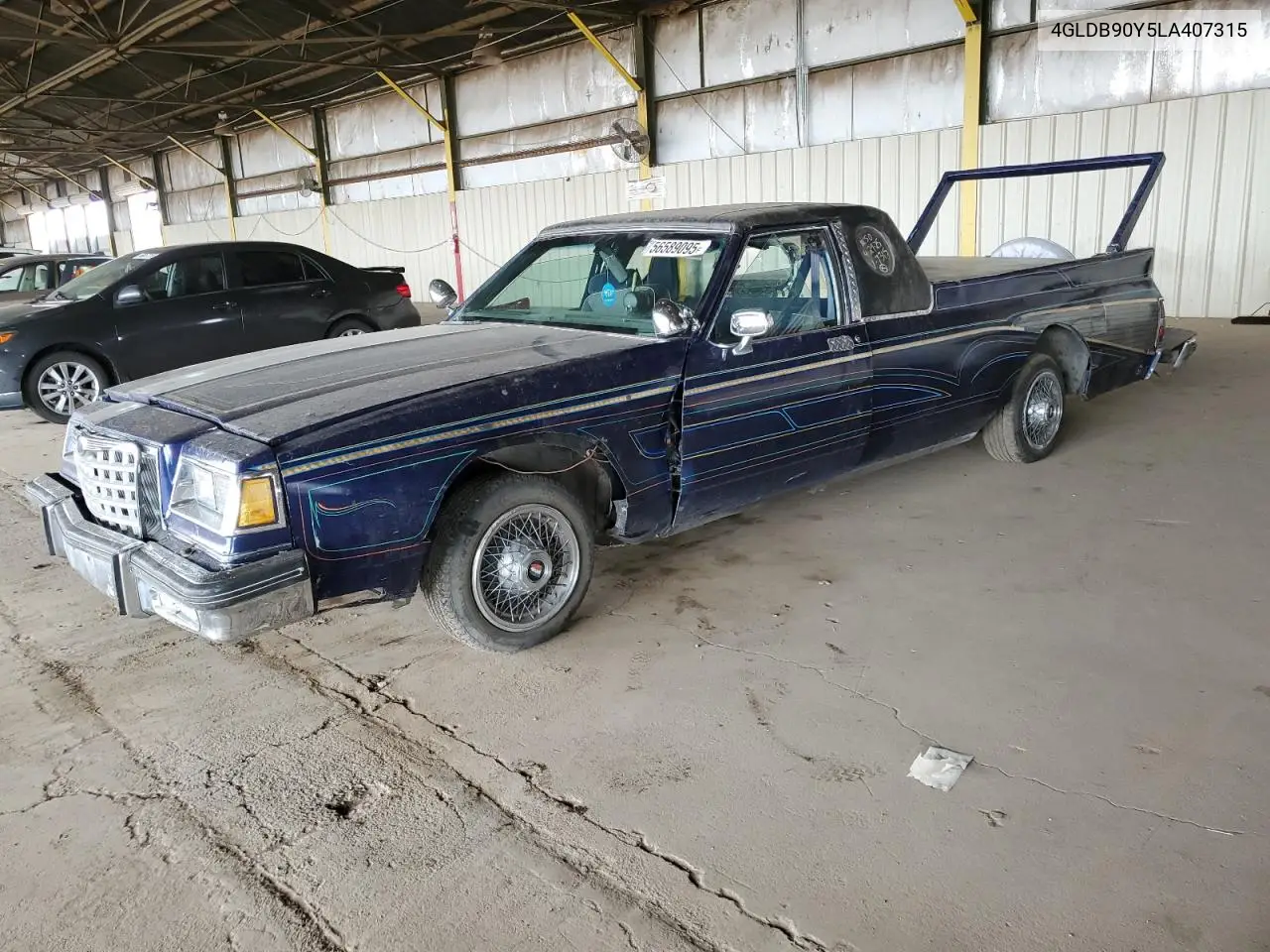 1990 Buick Lesabre Estate VIN: 4GLDB90Y5LA407315 Lot: 56589095