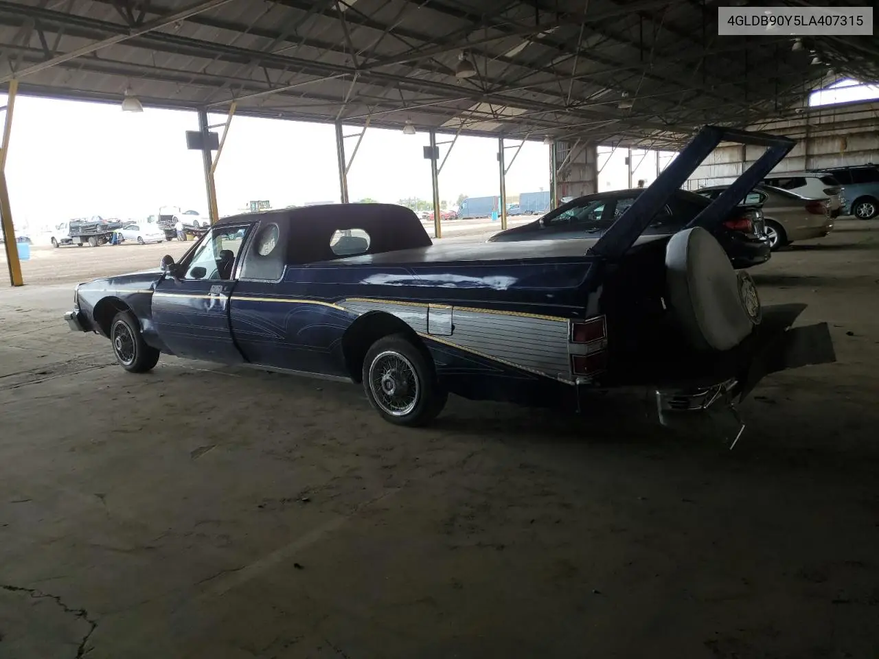 1990 Buick Lesabre Estate VIN: 4GLDB90Y5LA407315 Lot: 56589095