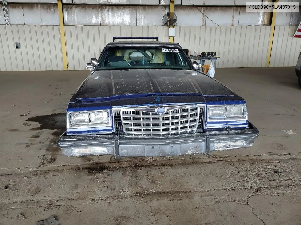 1990 Buick Lesabre Estate VIN: 4GLDB90Y5LA407315 Lot: 56589095