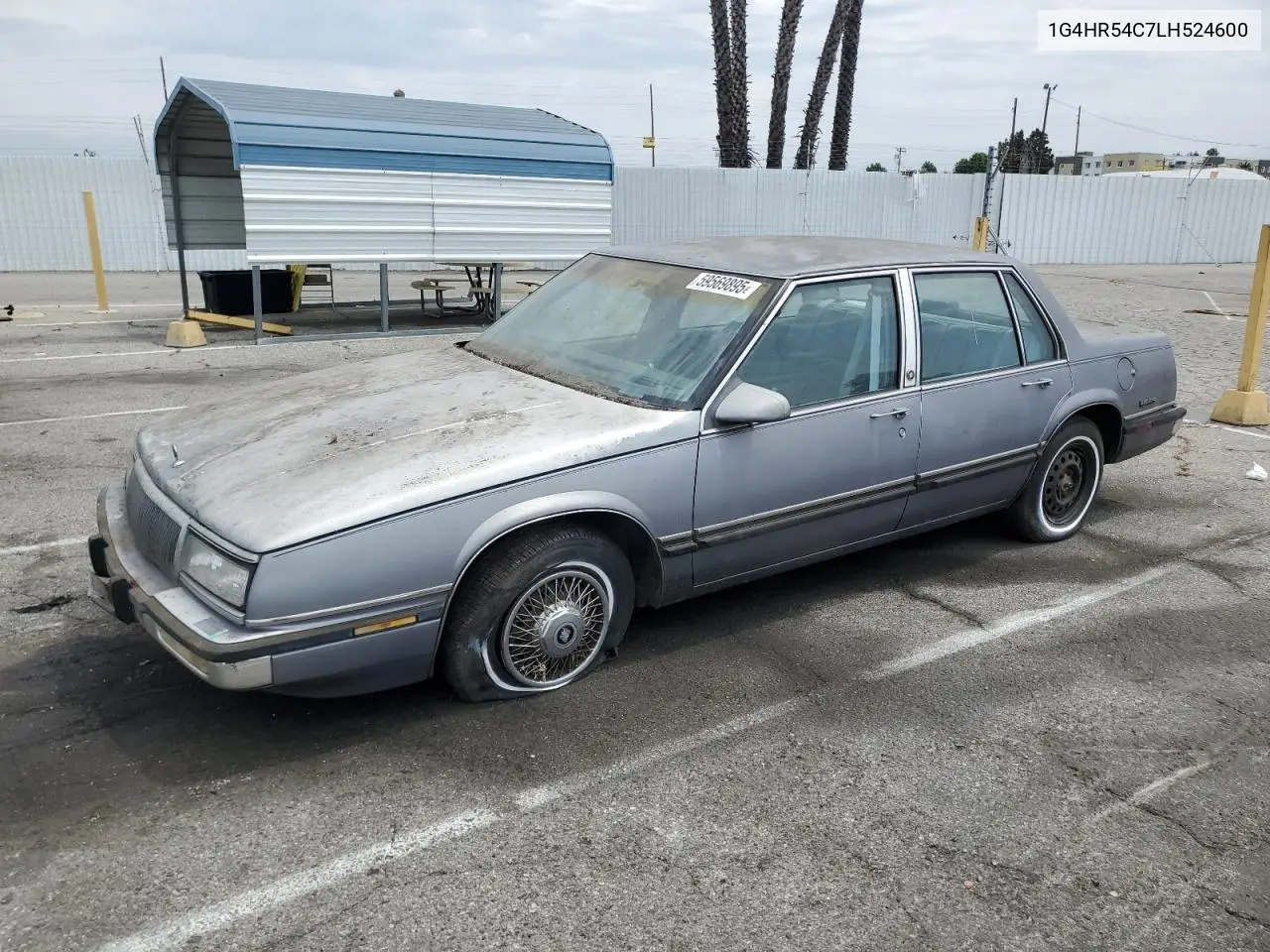 1990 Buick Lesabre Limited VIN: 1G4HR54C7LH524600 Lot: 59569895