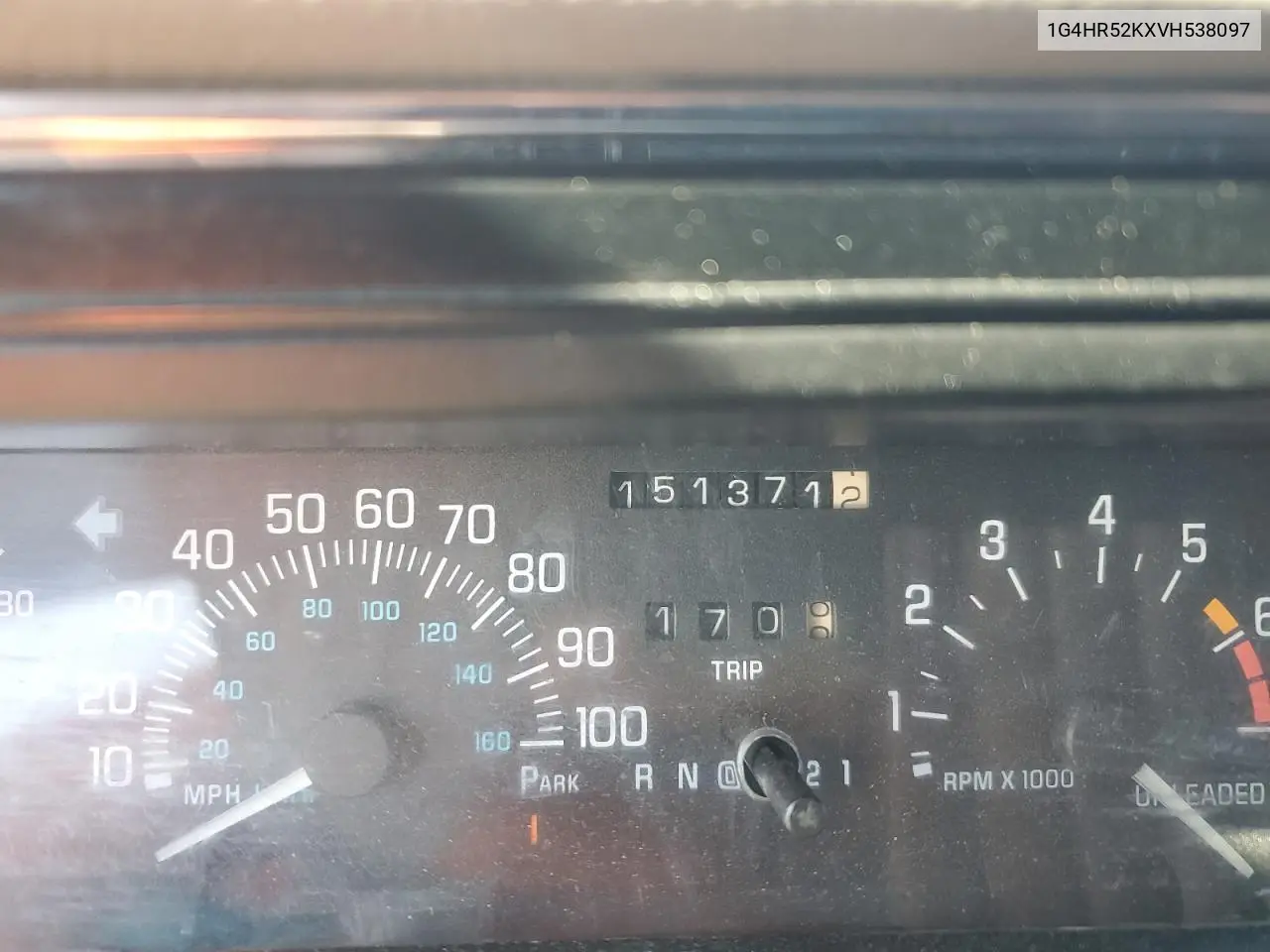 1997 Buick Lesabre Limited VIN: 1G4HR52KXVH538097 Lot: 53772555