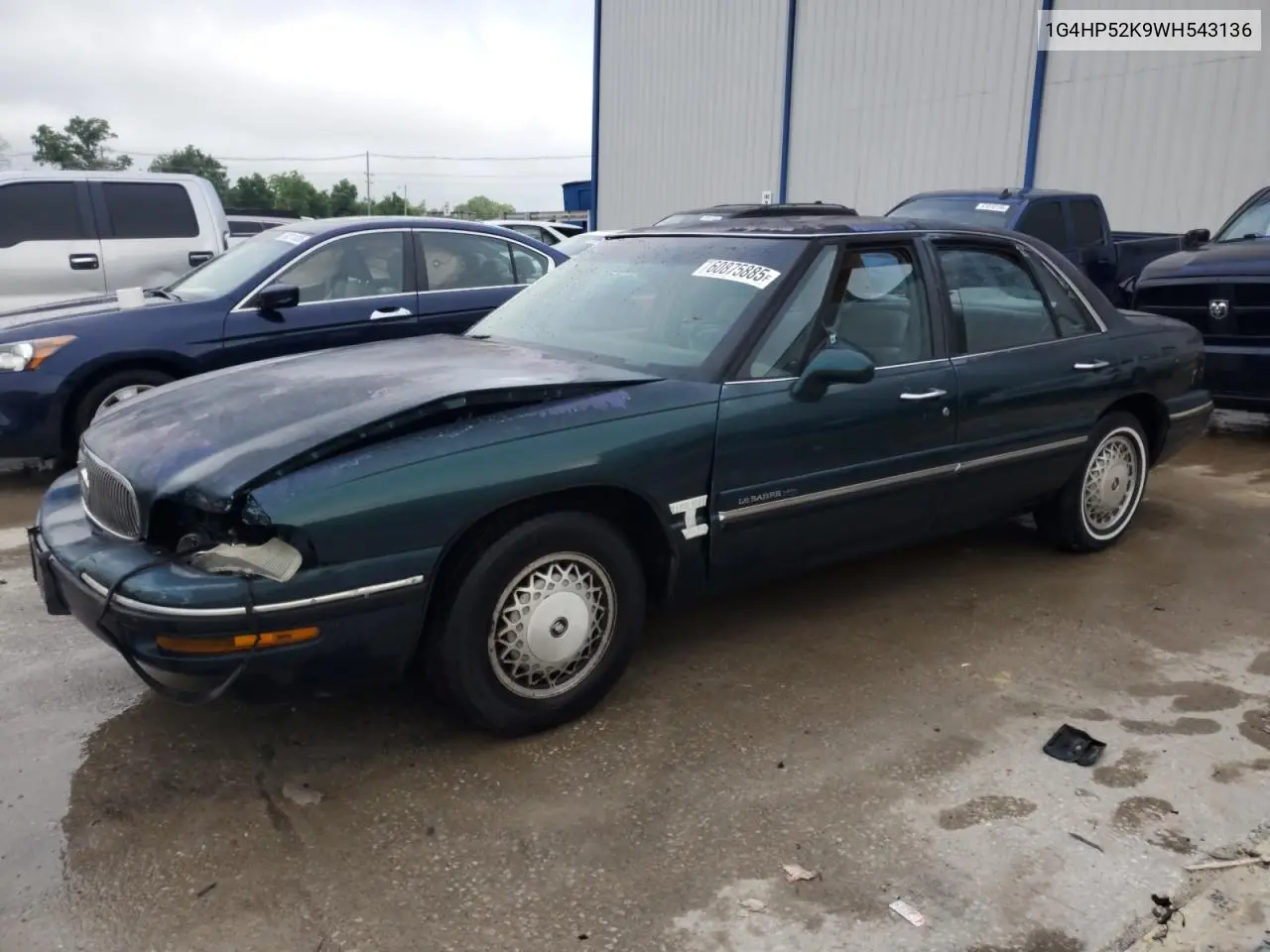 1998 Buick Lesabre Custom VIN: 1G4HP52K9WH543136 Lot: 60875885
