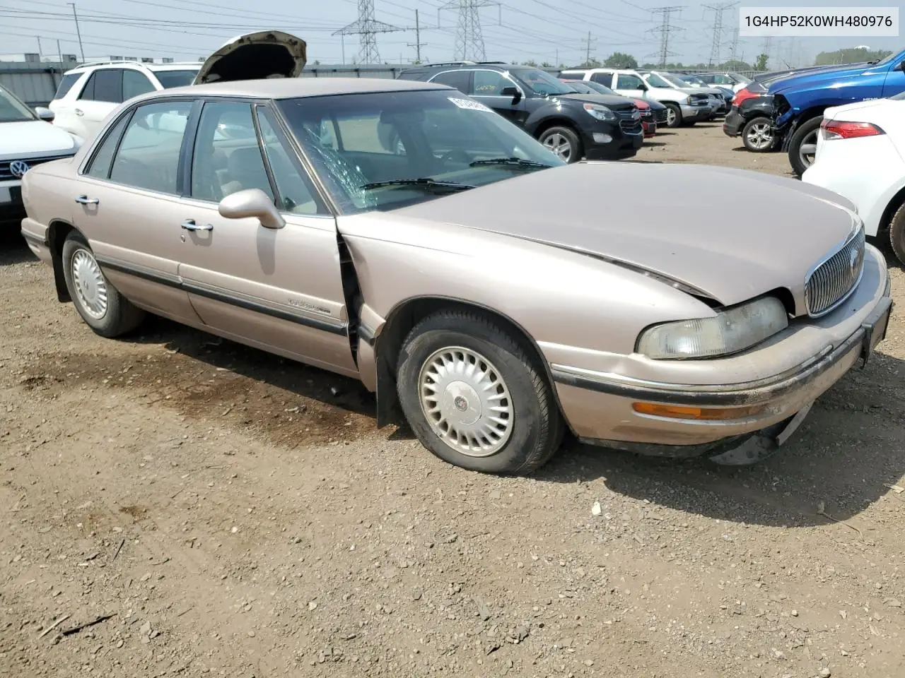 1998 Buick Lesabre Custom VIN: 1G4HP52K0WH480976 Lot: 61248455