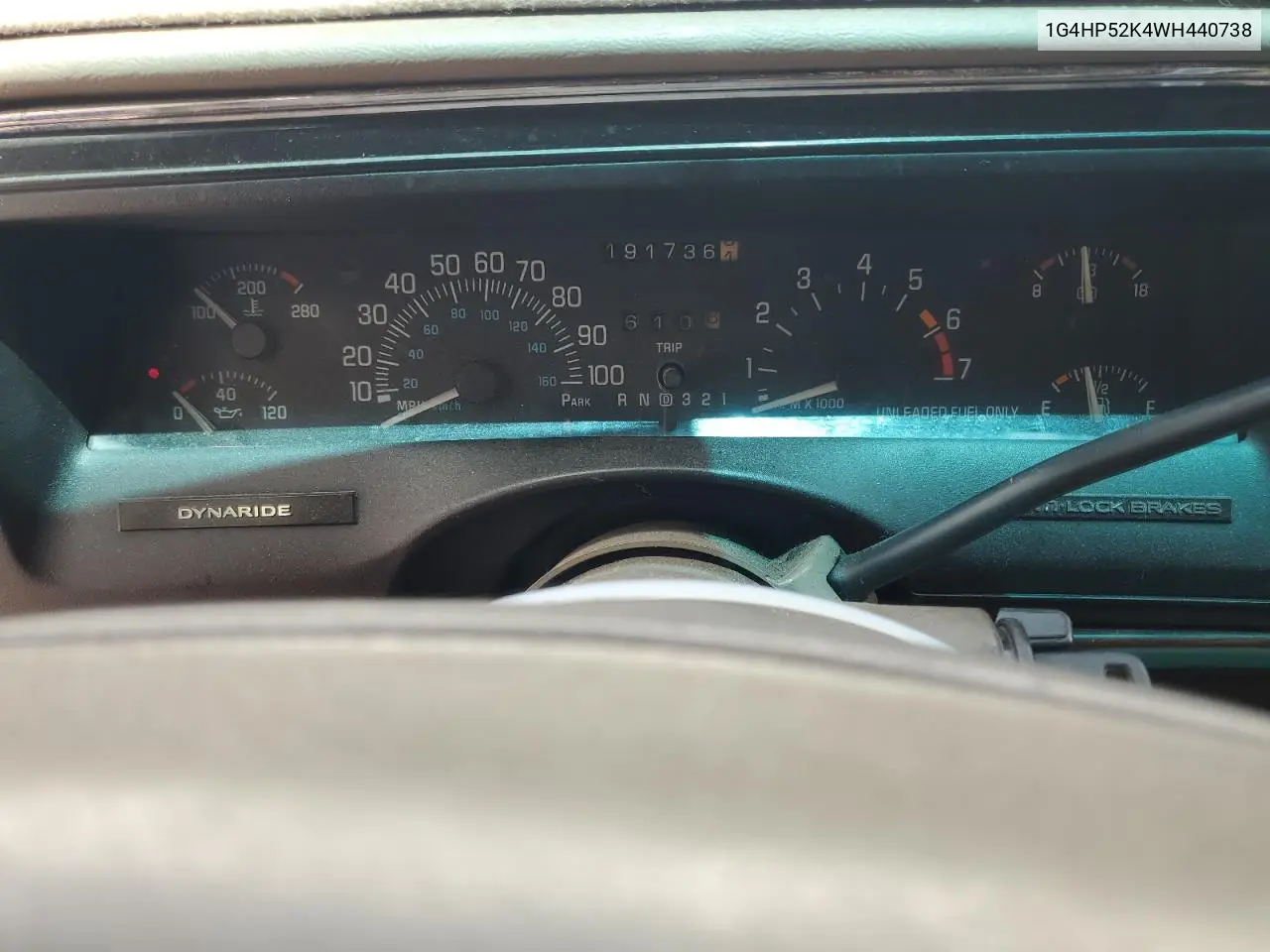 1998 Buick Lesabre Custom VIN: 1G4HP52K4WH440738 Lot: 62471495