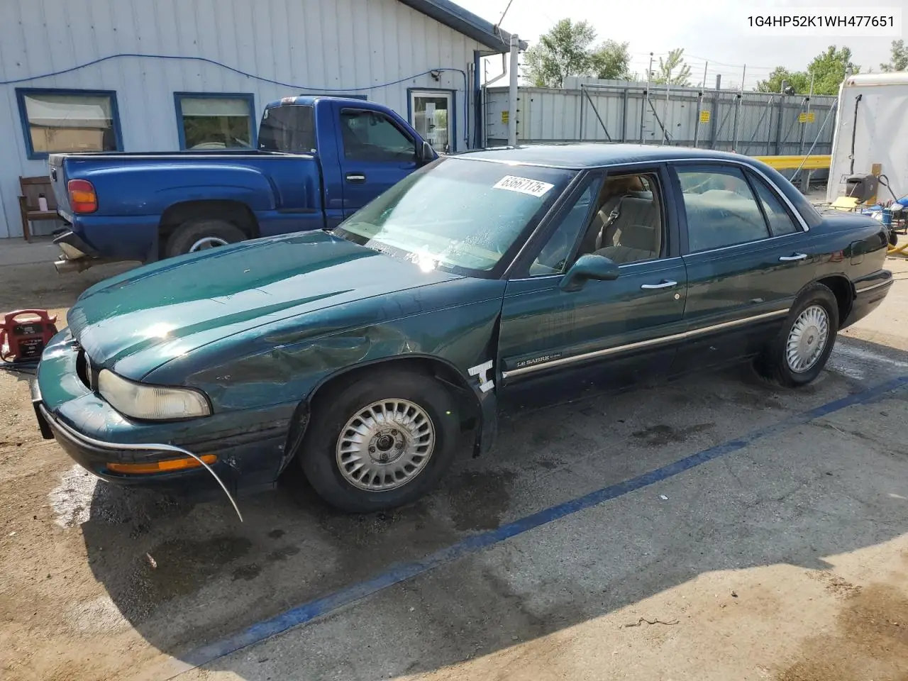 1998 Buick Lesabre Custom VIN: 1G4HP52K1WH477651 Lot: 63667175
