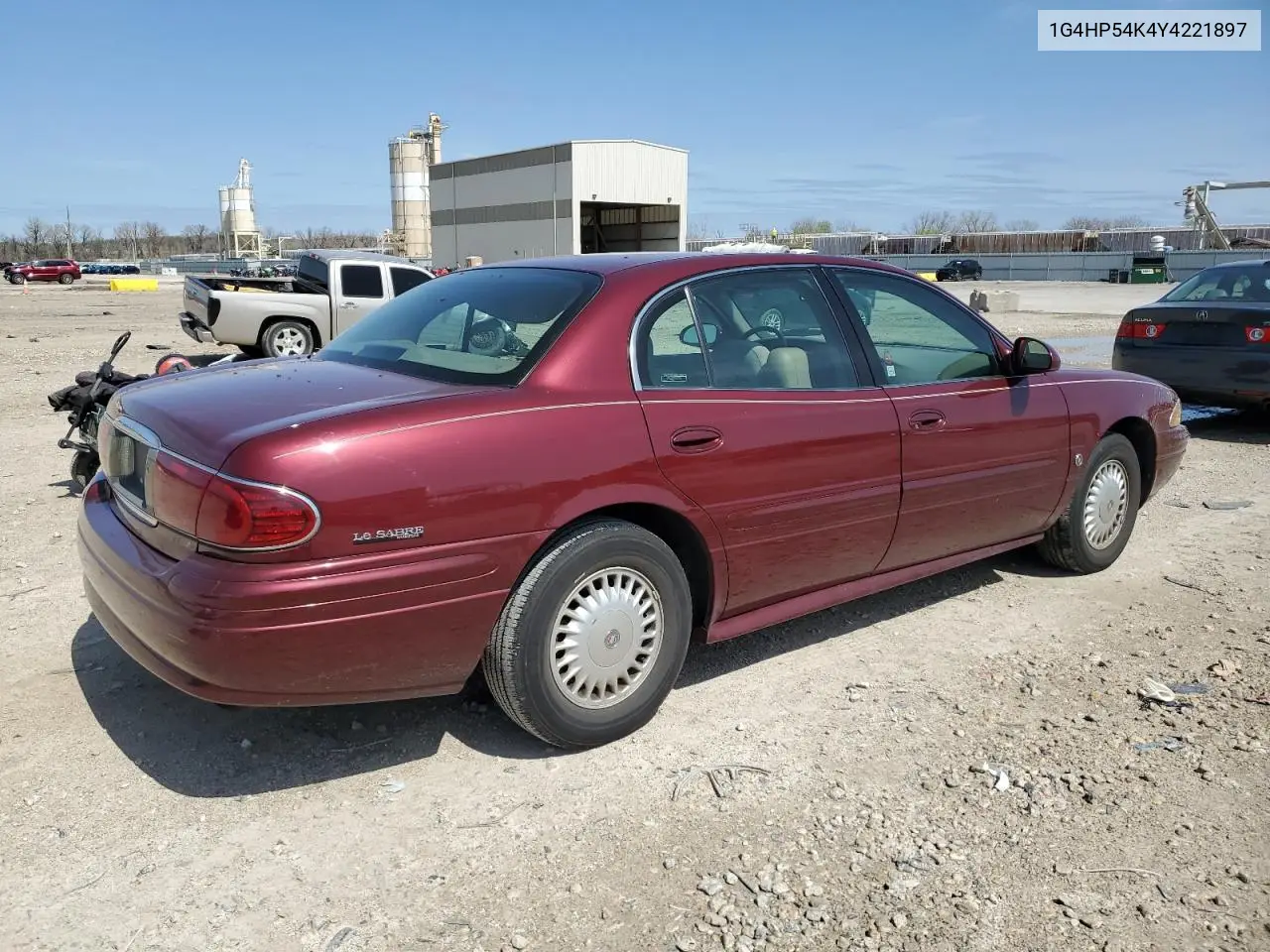 2000 Buick Lesabre Custom VIN: 1G4HP54K4Y4221897 Lot: 51321585