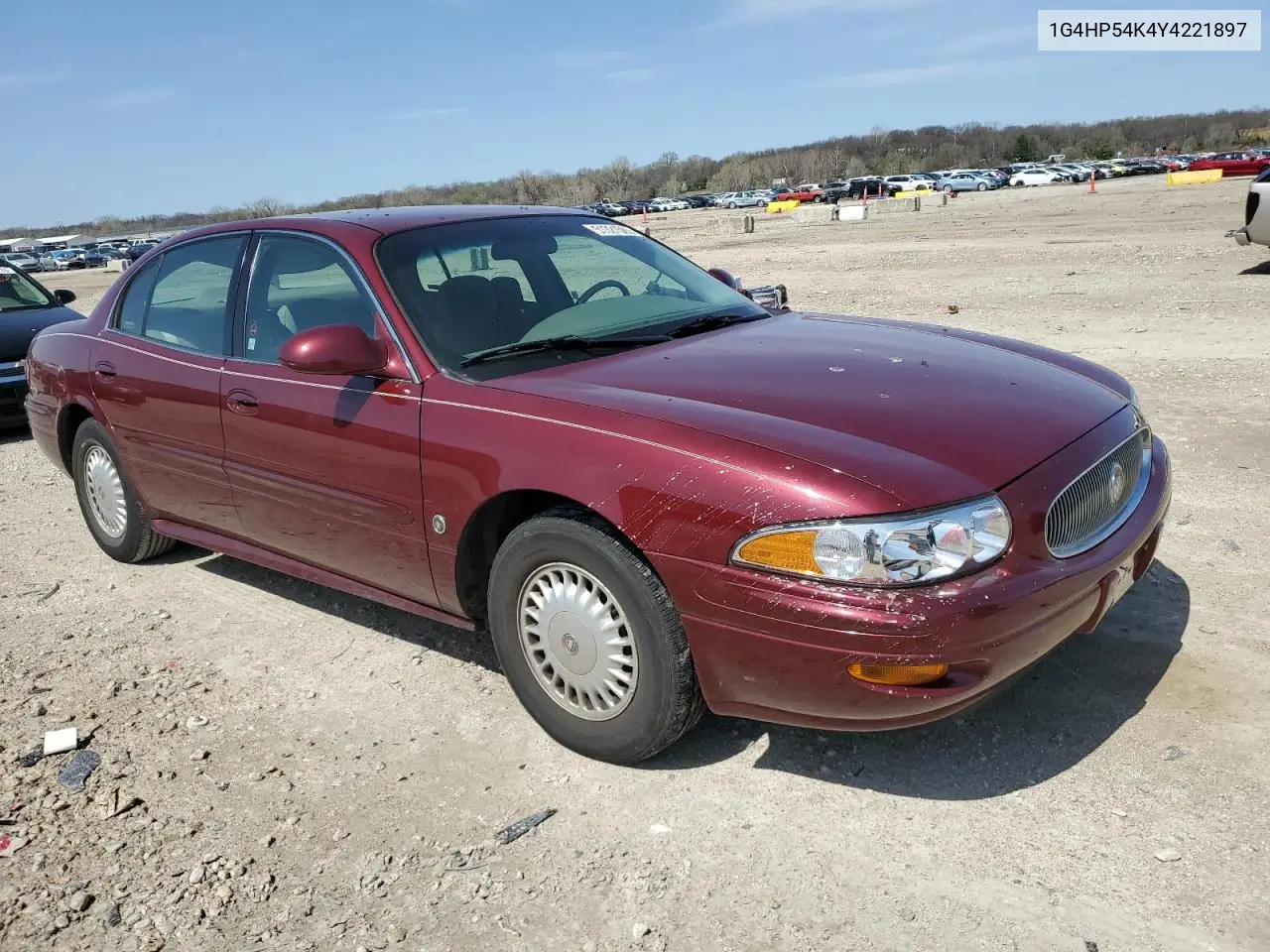 2000 Buick Lesabre Custom VIN: 1G4HP54K4Y4221897 Lot: 51321585