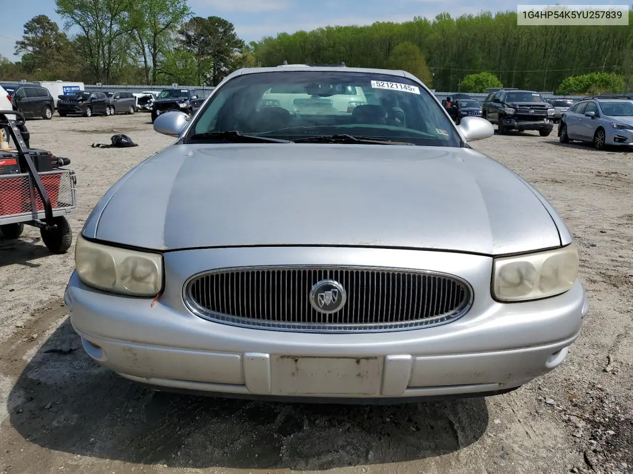 2000 Buick Lesabre Custom VIN: 1G4HP54K5YU257839 Lot: 52121145