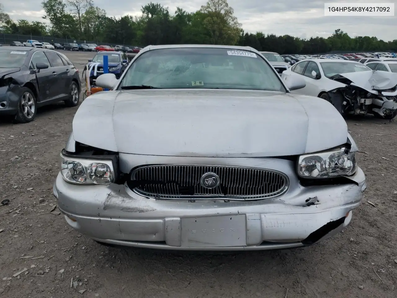 2000 Buick Lesabre Custom VIN: 1G4HP54K8Y4217092 Lot: 54354775