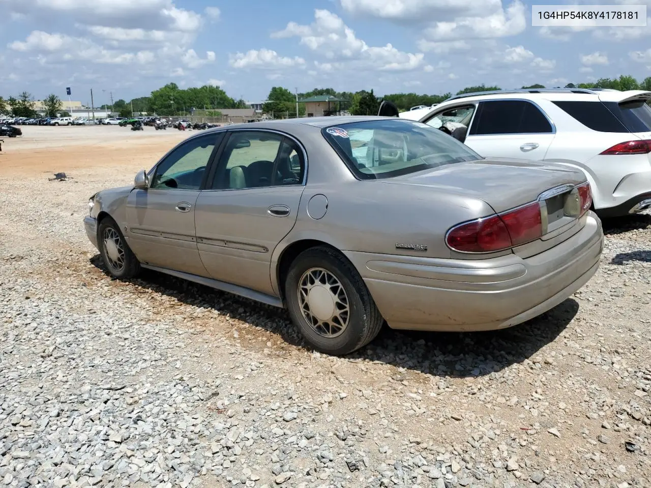 2000 Buick Lesabre Custom VIN: 1G4HP54K8Y4178181 Lot: 55892285
