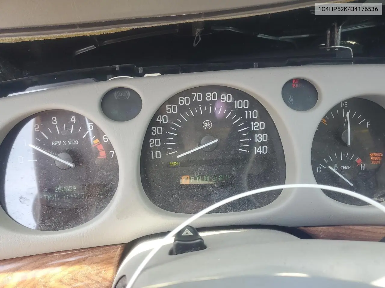 2003 Buick Lesabre Custom VIN: 1G4HP52K434176536 Lot: 62210025