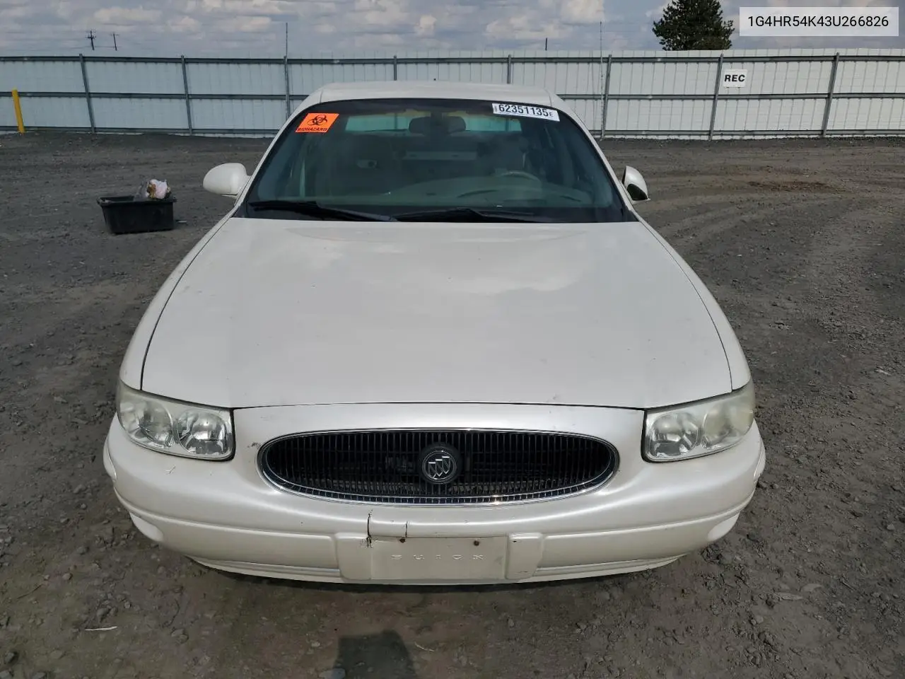 2003 Buick Lesabre Limited VIN: 1G4HR54K43U266826 Lot: 62351135