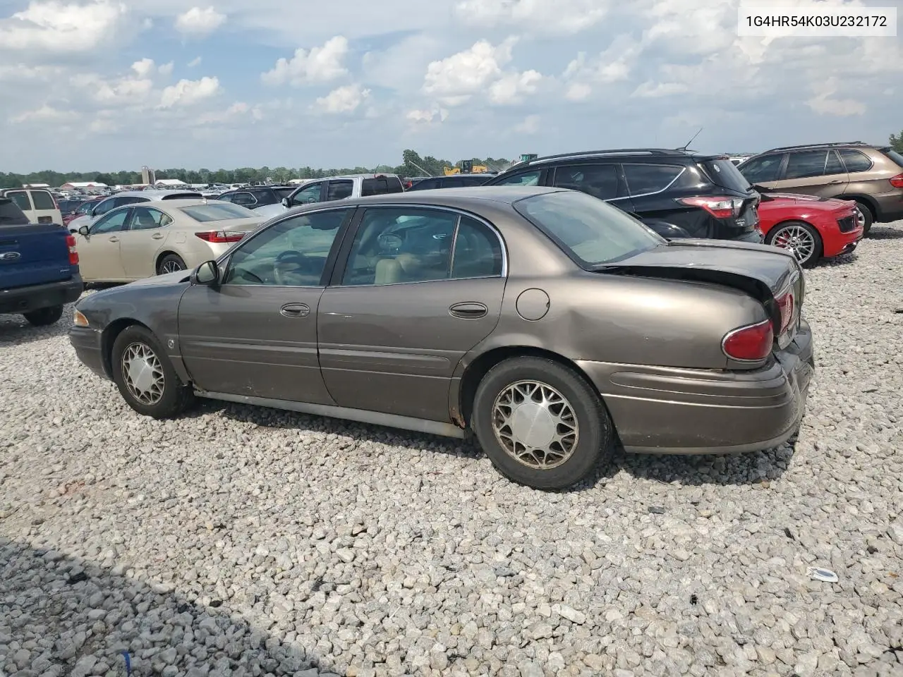 2003 Buick Lesabre Limited VIN: 1G4HR54K03U232172 Lot: 62394285