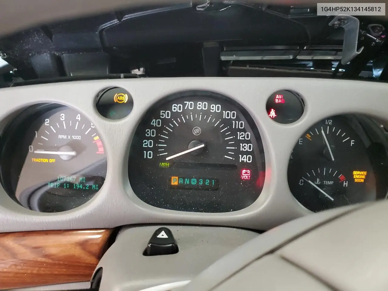 2003 Buick Lesabre Custom VIN: 1G4HP52K134145812 Lot: 64816415