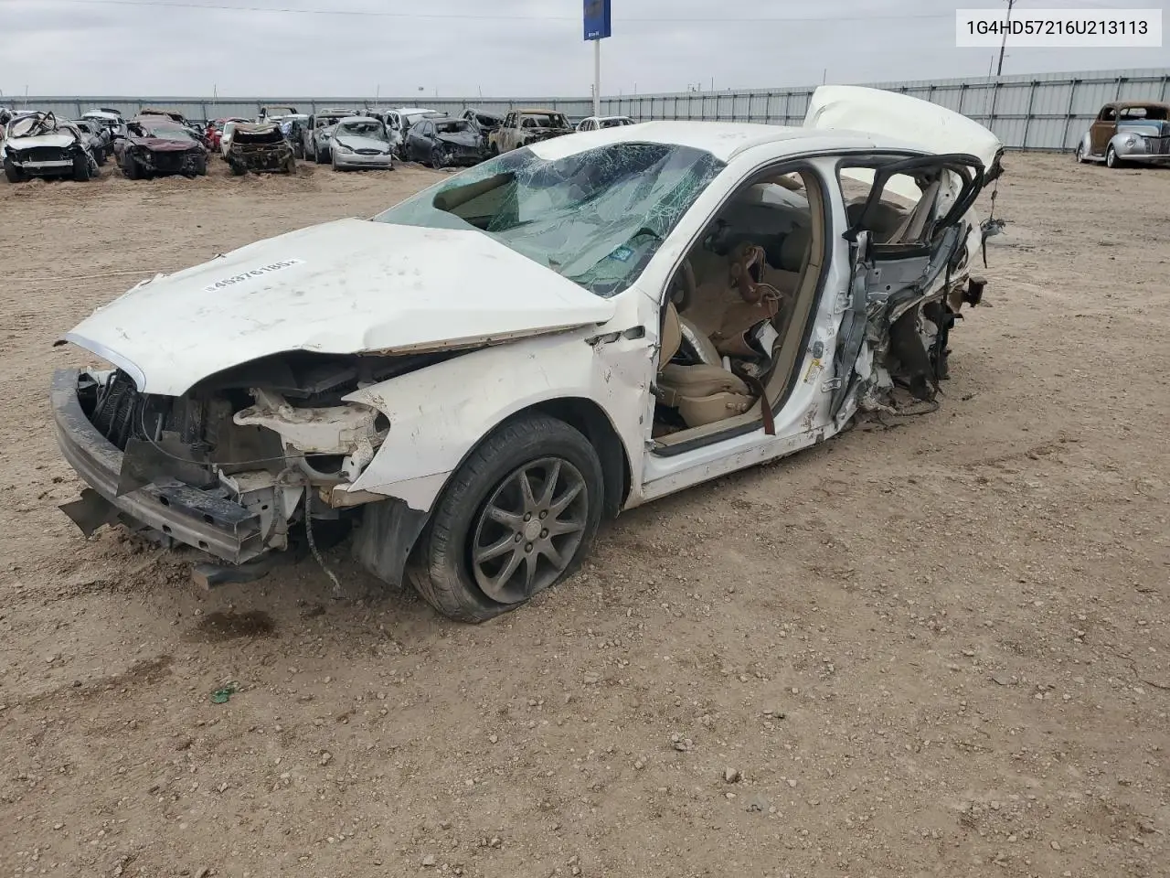 2006 Buick Lucerne Cxl VIN: 1G4HD57216U213113 Lot: 45376185