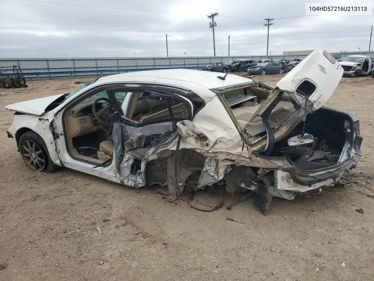 2006 Buick Lucerne Cxl VIN: 1G4HD57216U213113 Lot: 45376185