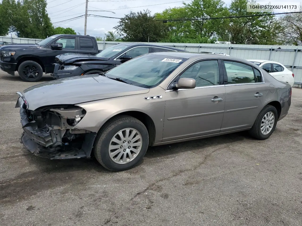 2006 Buick Lucerne Cx VIN: 1G4HP572X6U141173 Lot: 55253615