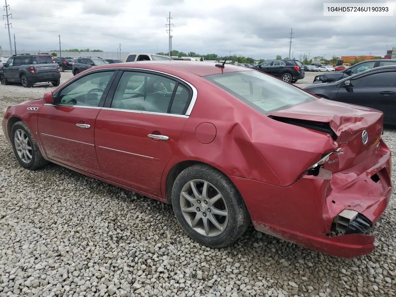 2006 Buick Lucerne Cxl VIN: 1G4HD57246U190393 Lot: 56747045