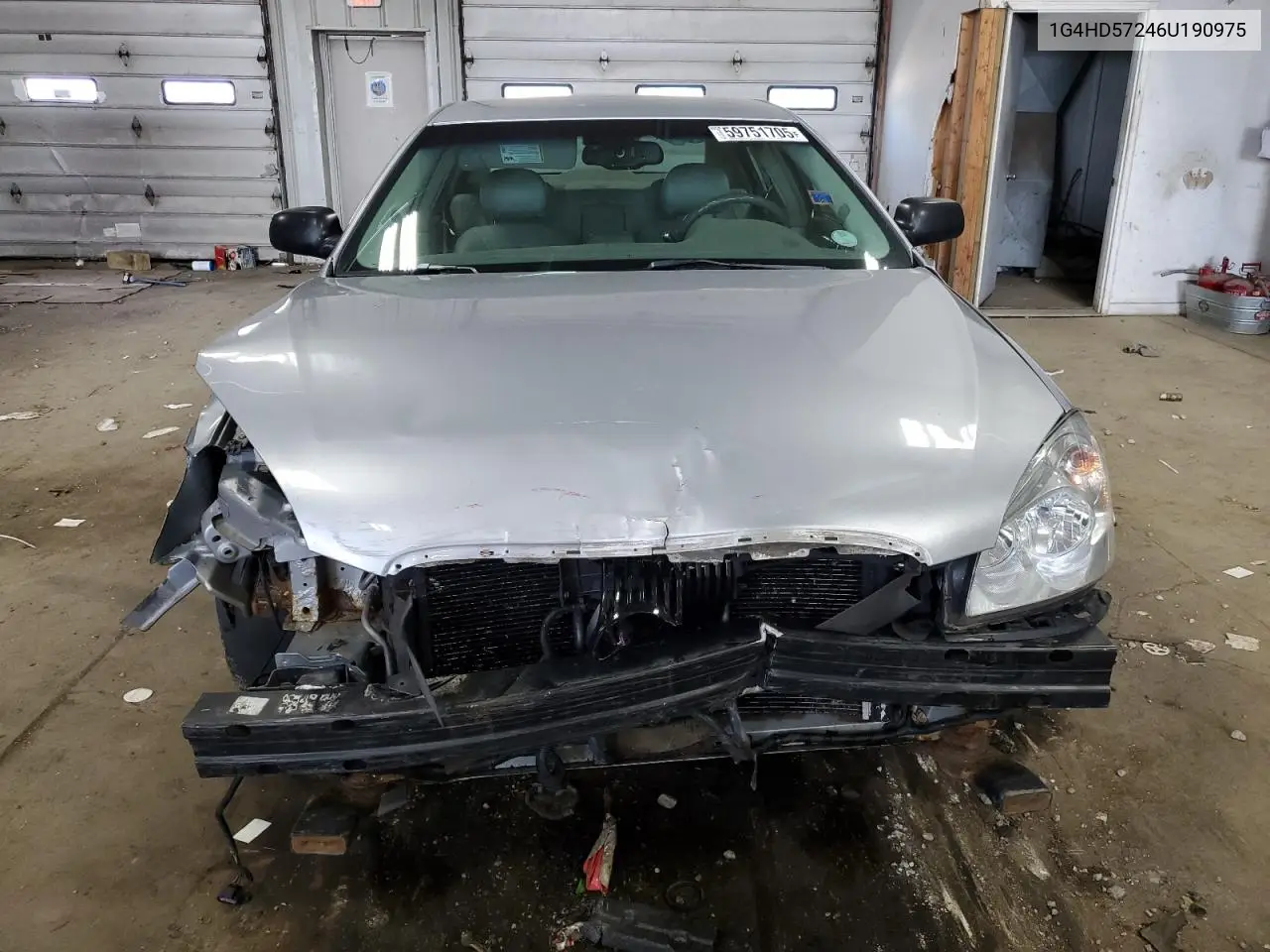 2006 Buick Lucerne Cxl VIN: 1G4HD57246U190975 Lot: 59751705