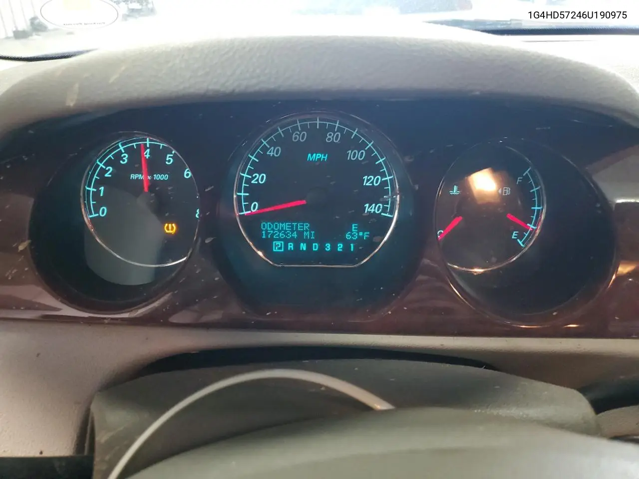 2006 Buick Lucerne Cxl VIN: 1G4HD57246U190975 Lot: 59751705