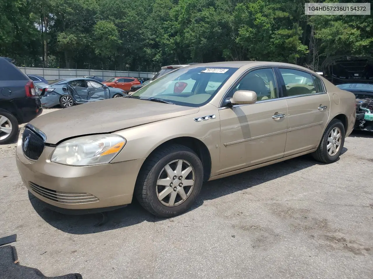 2006 Buick Lucerne Cxl VIN: 1G4HD57236U154372 Lot: 60787715